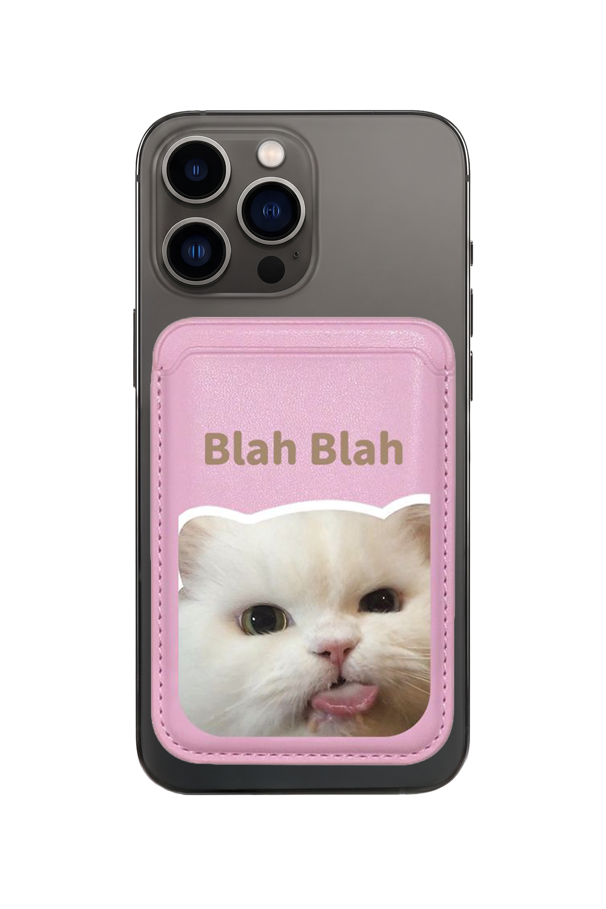 Annoyed Cat/Dog MagSafe Cardholder