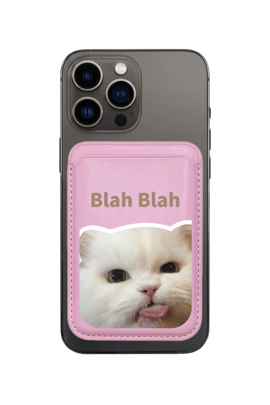 Annoyed Cat/Dog MagSafe Cardholder
