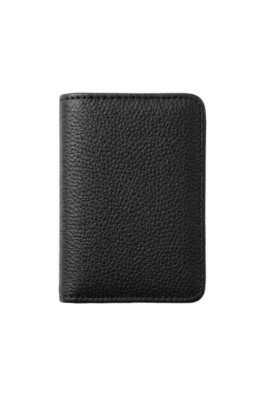 Pebbled Leather Card Holder