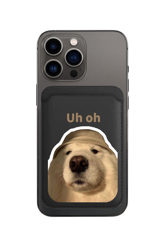 Annoyed Cat/Dog MagSafe Cardholder