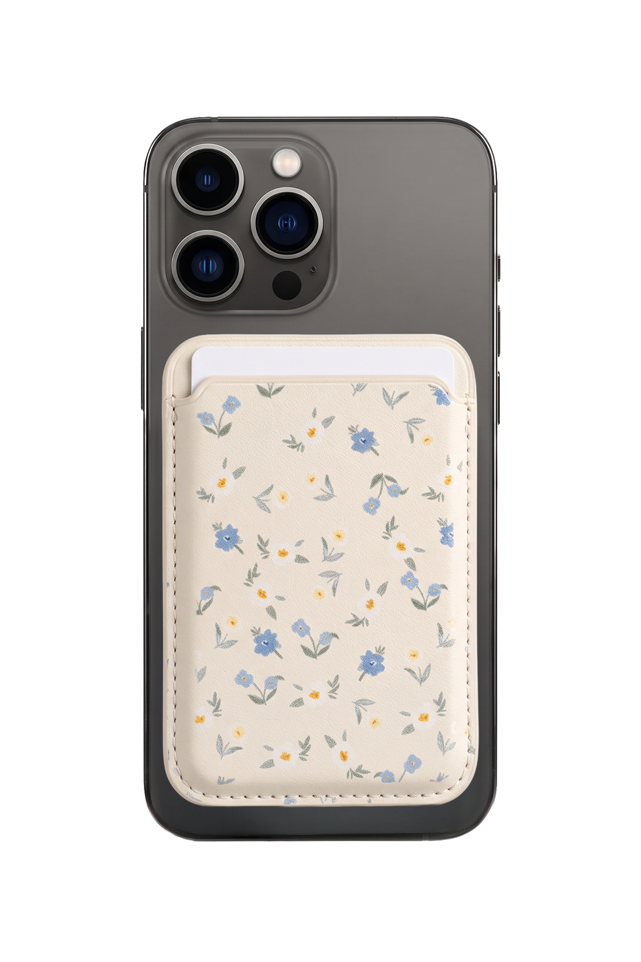 Floral Flora-Press MagSafe Cardholder
