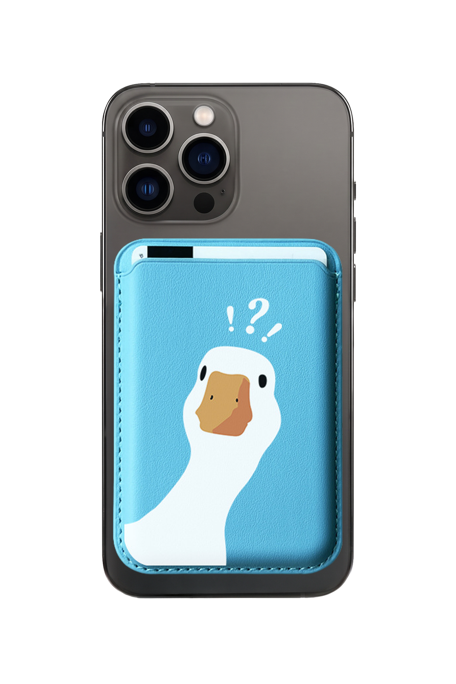Confused Duck MagSafe Cardholder