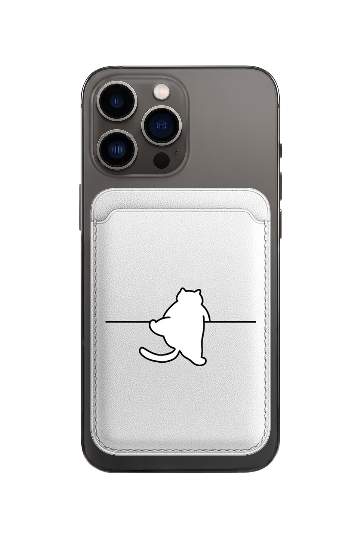 Climbing Panda MagSafe Cardholder
