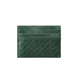 Stripe Pattern Leather Cardholer
