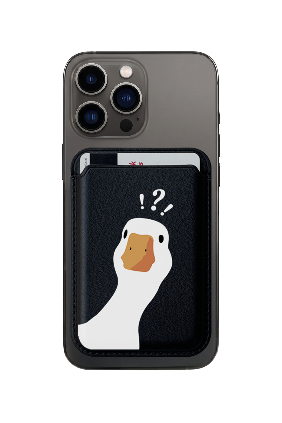 Confused Duck MagSafe Cardholder