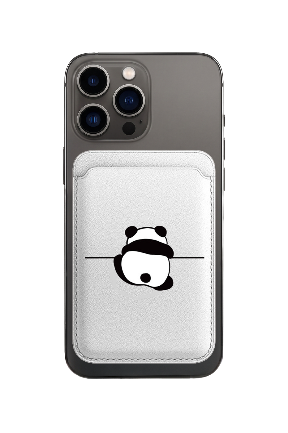 Climbing Panda MagSafe Cardholder