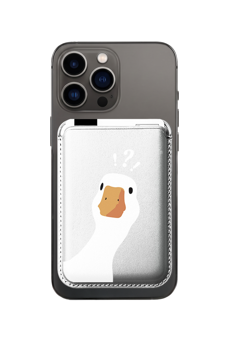 Confused Duck MagSafe Cardholder