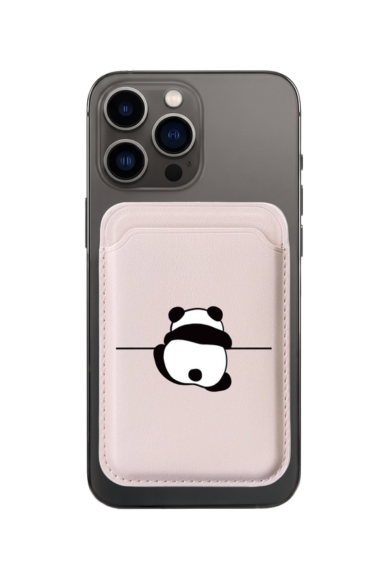 Climbing Panda MagSafe Cardholder