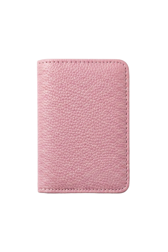 Pebbled Leather Card Holder