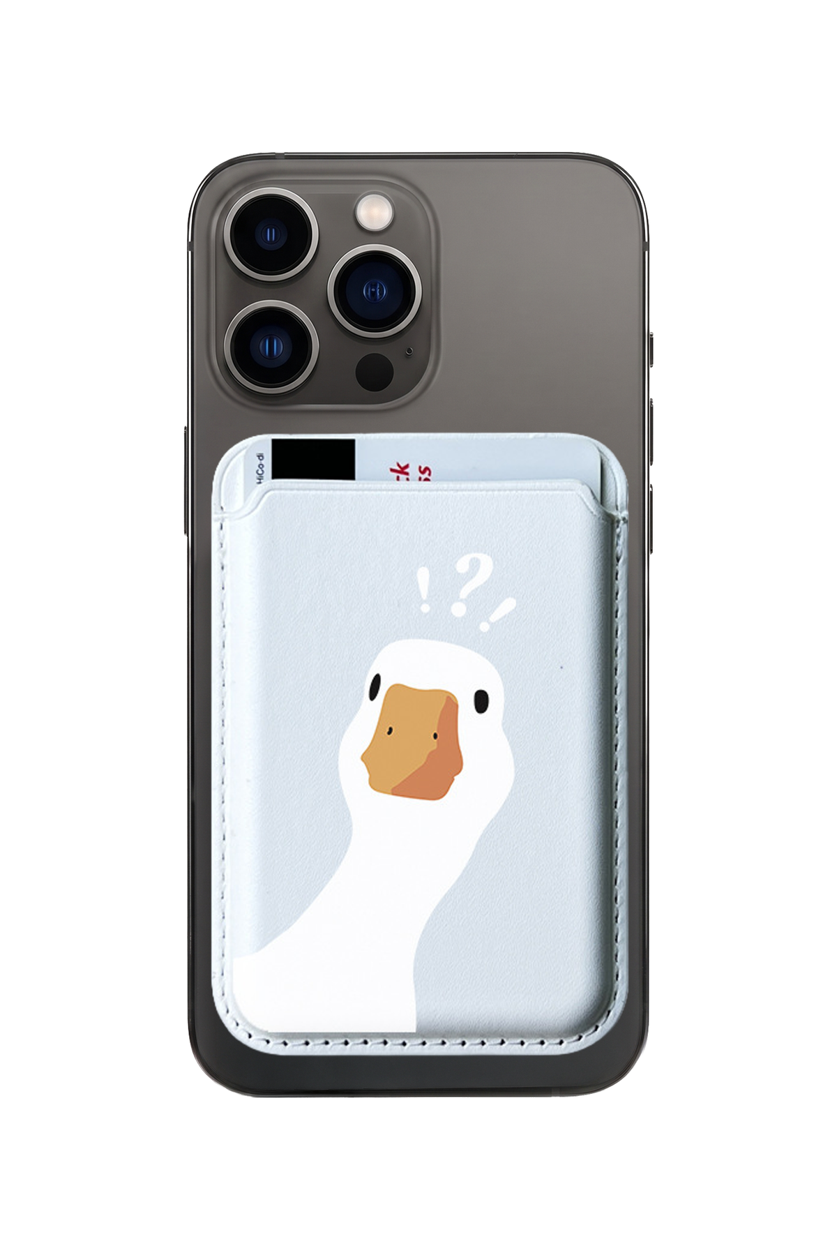 Confused Duck MagSafe Cardholder