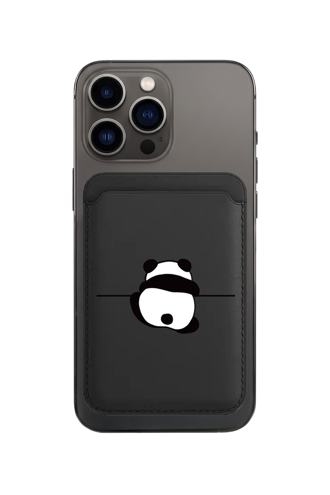 Climbing Panda MagSafe Cardholder