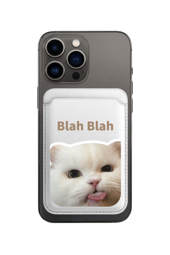 Annoyed Cat/Dog MagSafe Cardholder