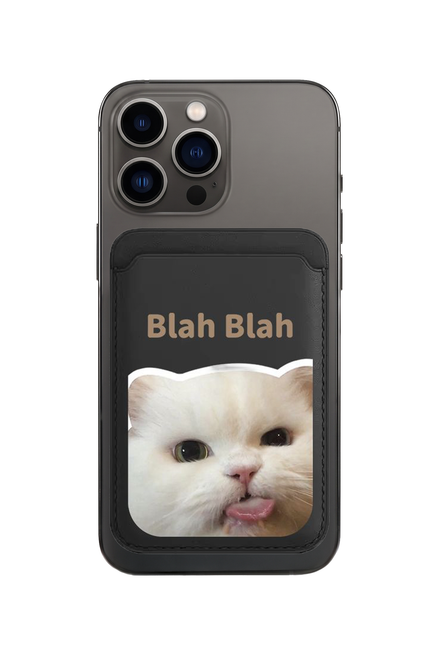Annoyed Cat/Dog MagSafe Cardholder