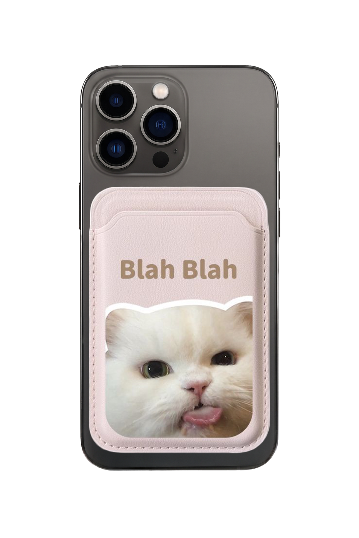 Annoyed Cat/Dog MagSafe Cardholder