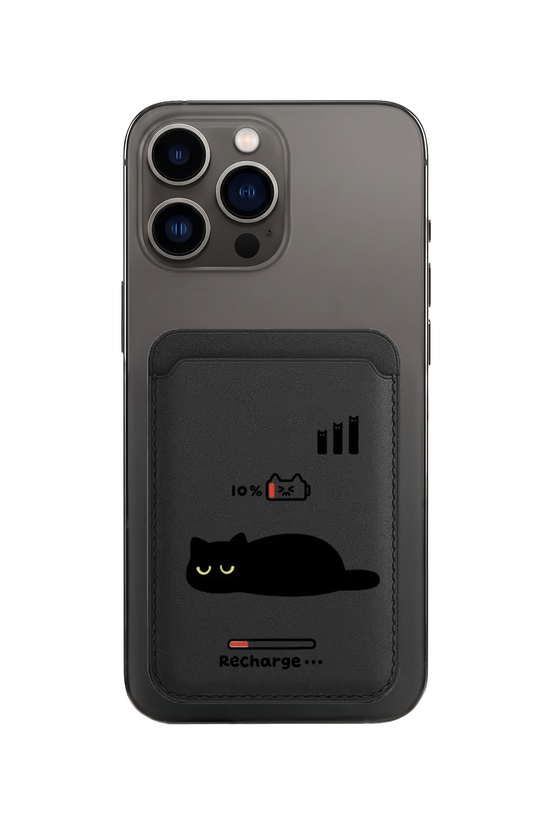 Recharging Cat MagSafe Cardholder