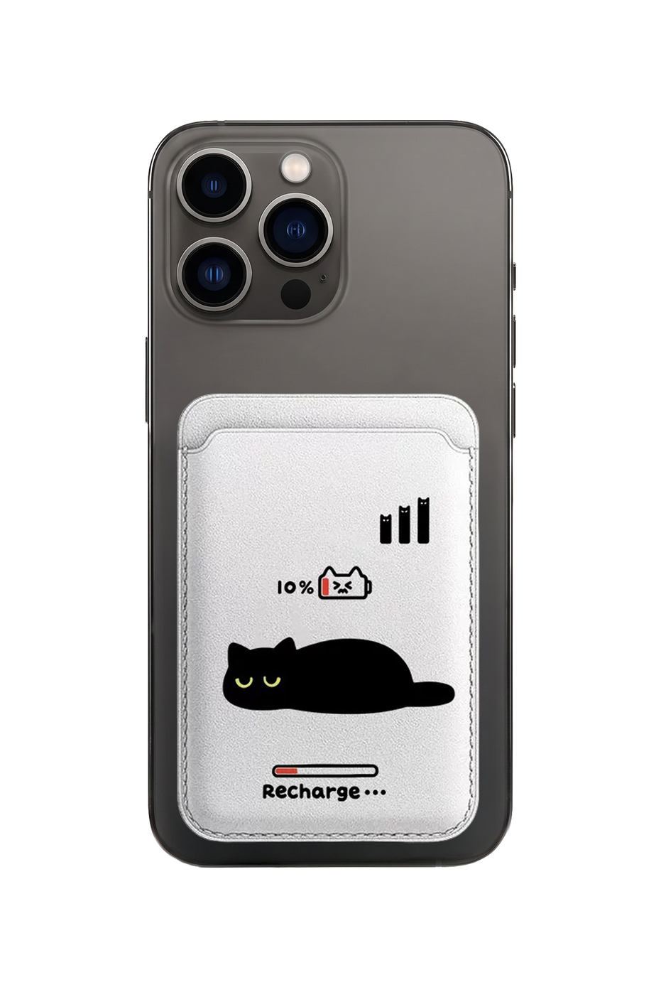 Recharging Cat MagSafe Cardholder